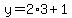 y=+2%2A3%2B1