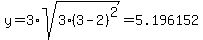 y=+3%2Asqrt%283%283-2%29%5E2%29=+5.196152