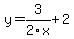 y=+3%2F2x+%2B+2
