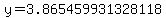 y=+3.865459931328118+