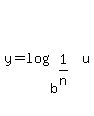 y=+log%28+b%5E%281%2Fn%29+%2C+u+%29+