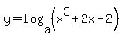 y=+log%28a%2C%28x%5E3%2B2x-2%29%29