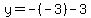 y=-%28-3%29-3