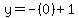 y=-%280%29%2B1