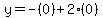 y=-%280%29%2B2%280%29