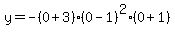y=-%280%2B3%29%280-1%29%5E2%280%2B1%29
