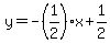 y=-%281%2F2%29x%2B1%2F2