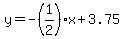 y=-%281%2F2%29x%2B3.75