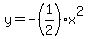 y=-%281%2F2%29x%5E2