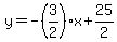 y=-%283%2F2%29x%2B25%2F2