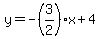 y=-%283%2F2%29x%2B4