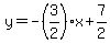 y=-%283%2F2%29x%2B7%2F2
