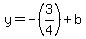 y=-%283%2F4%29%2Bb