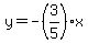 y=-%283%2F5%29x