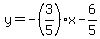 y=-%283%2F5%29x-6%2F5