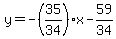 y=-%2835%2F34%29x-59%2F34
