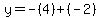 y=-%284%29%2B%28-2%29