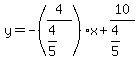 y=-%284%2F%284%2F5%29%29x%2B10%2F%284%2F5%29+
