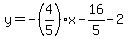y=-%284%2F5%29x-16%2F5-2
