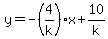 y=-%284%2Fk%29x%2B10%2Fk+