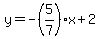 y=-%285%2F7%29x%2B2