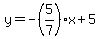 y=-%285%2F7%29x%2B5