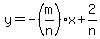 y=-%28m%2Fn%29x%2B2%2Fn