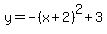 y=-%28x%2B2%29%5E2%2B3