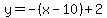 y=-%28x-10%29%2B2