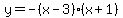 y=-%28x-3%29%28x%2B1%29