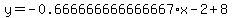 y=-0.666666666666667%2Ax-2%2B8