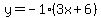 y=-1%283x%2B6%29