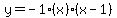 y=-1%28x%29%28x-1%29