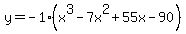 y=-1%28x%5E3-7x%5E2%2B55x-90%29+