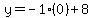 y=-1%2A%280%29%2B8