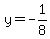 y=-1%2F8