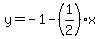 y=-1-%281%2F2%29%2Ax