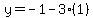 y=-1-3%281%29