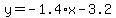 y=-1.4%2Ax-3.2