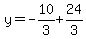 y=-10%2F3%2B24%2F3