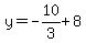 y=-10%2F3%2B8