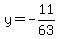 y=-11%2F63