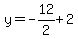 y=-12%2F2%2B2