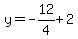 y=-12%2F4%2B2
