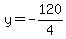 y=-120%2F4