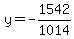 y=-1542%2F1014