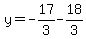 y=-17%2F3-18%2F3