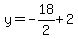 y=-18%2F2%2B2