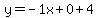 y=-1x%2B0%2B4