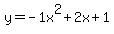 y=-1x%5E2%2B2x%2B1